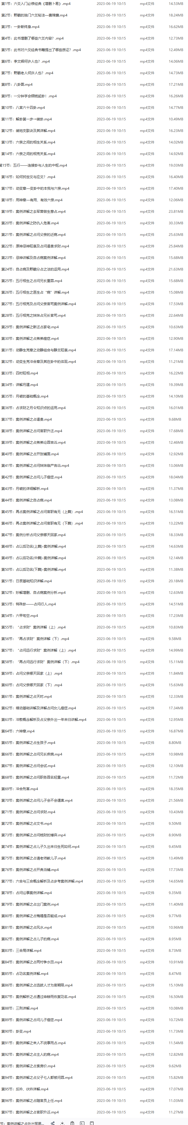 六爻预测新手小白入门推荐:易小生的六爻视频教学课程《增删卜易》