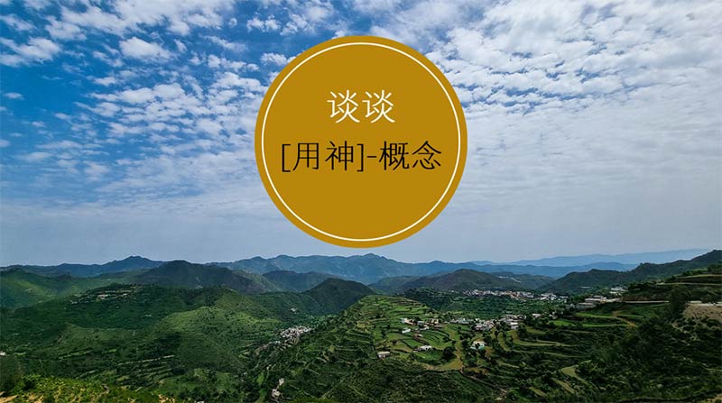 用神的三种不同的含义。